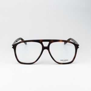 Saint Laurent DUNE Eyeglasses Havana Pilot SL596 DUNE OPT 002 NEW AUTHENTIC